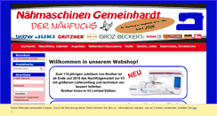 Desktop Screenshot of naehfuchs.com